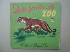 collana rosa d'oro libro della jungla "dalla foresta allo zoo" ed.conte anni 50