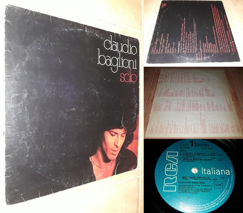 Claudio baglioni solo - baglioni,, rca
