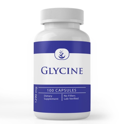 Glycine 100 capsules pure - capsules, –