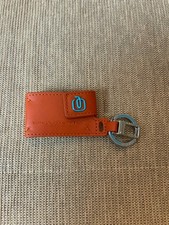 Portachiavi Piquadro,in pelle colore arancione