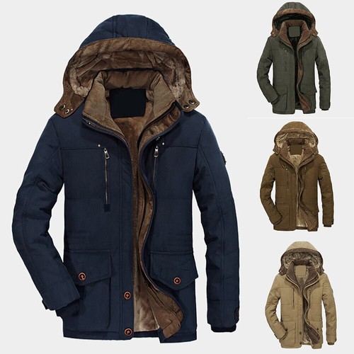 Men fleece lined - men, parka