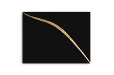 Quadro dipinto a mano su tela intelaiato Gold series73 colore oro astratto 60x40