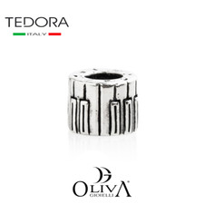 Tedora Bead Charm in Argento