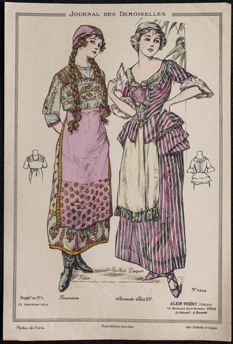 1914 incisione moda - 1914,