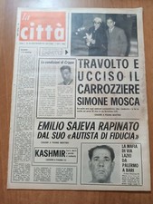 PALERMO La Città 7/9/1965 Resuttana Colli: carrozziere travolto e ucciso