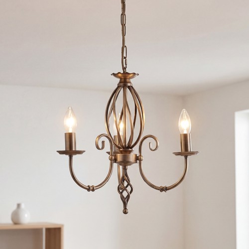 Lampadario premium ottone