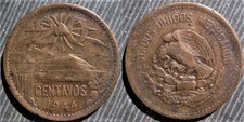 MEXICO  # 20 centavos 1944