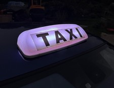 Illuminated Taxi Roof Sign -