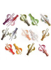 Crazy Fish Nimble 1,6" esca creatura morbida esca fine per trota persico lucioperca