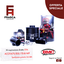 Kit Aspirazione BMC Filtrazione Aria Motore Fibra di Carbonio OTA Impermeabile