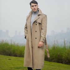 Giacca trench uomo antipolvere