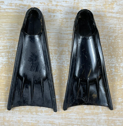 Coppia pinne nuoto - pinne, vintage