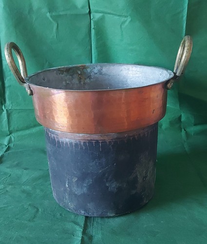 Pentola rame antica vintage - pentola,
