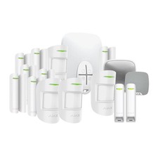Ajax Kit antifurto wireless Bianco HUB2 GSM(4G) + 4 SENSORI + 7 CONTATTI + SIREN