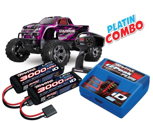 Traxxas stampede 2s rosa - traxxas,
