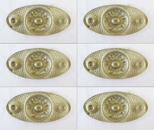 6 MEDAGLIONI FREGI IN BRONZO