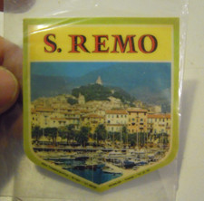 ADESIVO PER AUTO / MOTO - VINTAGE SANREMO SAN REMO
