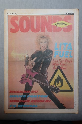 Sounds may 26th 1984 lita - may, ~