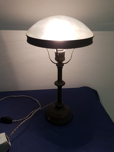 Lampada bronzo anni 30 - lampada,