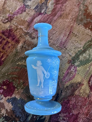 Vaso vetro cammeo opalino - vaso, in