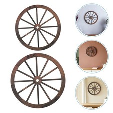  2 pezzi di ruota di carro in