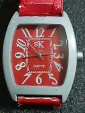 Orologio al quarzo SK rosso