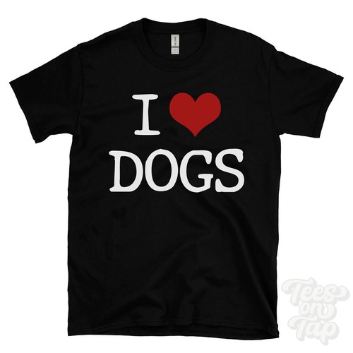 Shirt love dogs cuore - i,