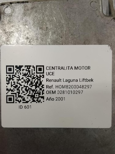 0281010297 centralina motore