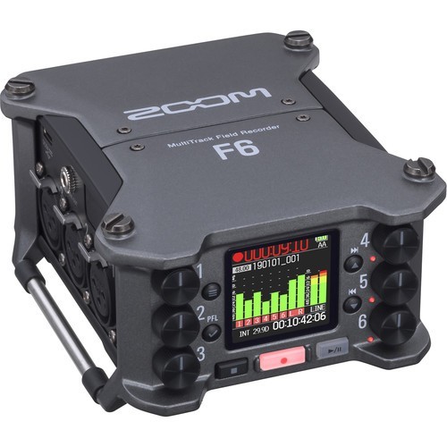 Zoom field recorder mixer - f6, recorder/mixer