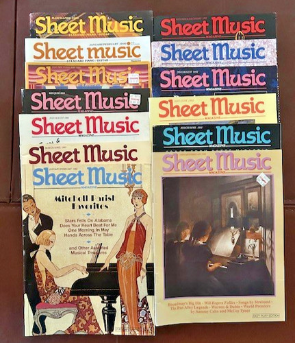 Sheet music magazine - , of