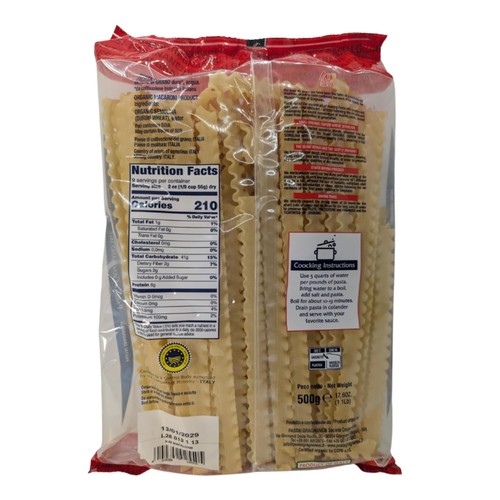 Autentica pasta mafaldina - mafaldina, di