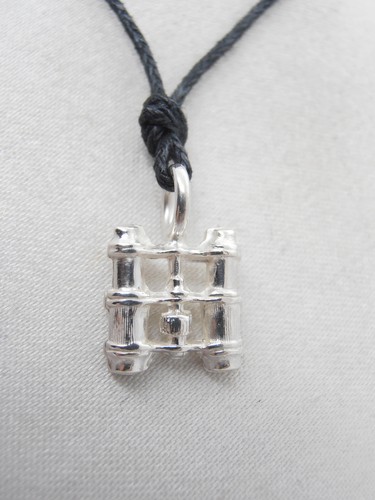 Binocolo ciondolo in argento - :,