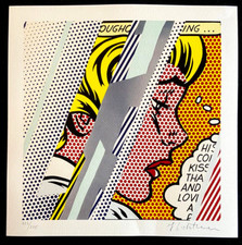 Roy Lichtenstein Litografia COA (Jeff Koons.Robert Indiana.Frank.Stella)