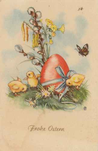 Cartolina augurale buona - cartolina,