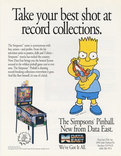 The simpsons pinball data - simpsons, (data