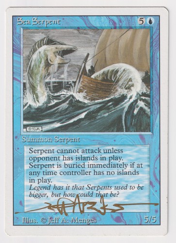 Serpente marino firmato oro - , mp
