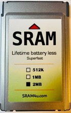 SRAM PCMCIA BATTERIA 2MB DURATA MENO