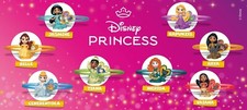 KINDER @  SET COMPL  @ DISNEY PRINCESS BRACCIALETTI 2024/25 @@ VQ332-VQ340 + BPZ