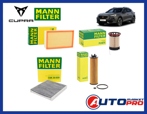 Kit filtri tagliando cupra - filtri,