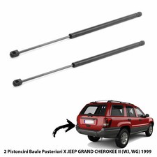 2 MOLLE  A GAS PISTONI PISTONCINI PORTELLONE BAGAGLI X JEEP GRAND CHEROKEE II WJ