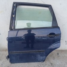 Sportello Portiera Porta Posteriore Sinistro SX Ford Fiesta MK5 5 Serie 2004 Blu