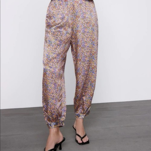 Pantalone jogger zara raso - zara,
