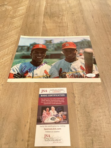 Raro curt flood lou brock - lou,