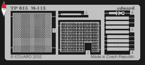 Kit eduard 113 in - m-113, tp015
