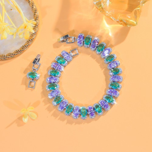 Bracciale tennis donna - bracciale, argento