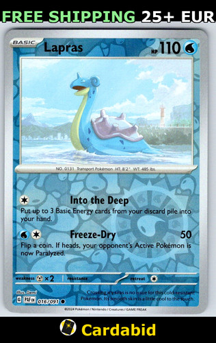 Lapras paf 016 - #016/091, sv