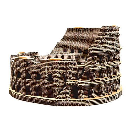 Colosseo roma puzzle in - di, 3d