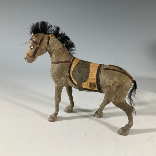 Antico cavallo giocattolo - antico,