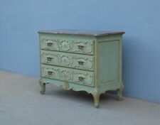 Comò cassettone piemontese stile Barocco laccato, piano in marmo, '900!