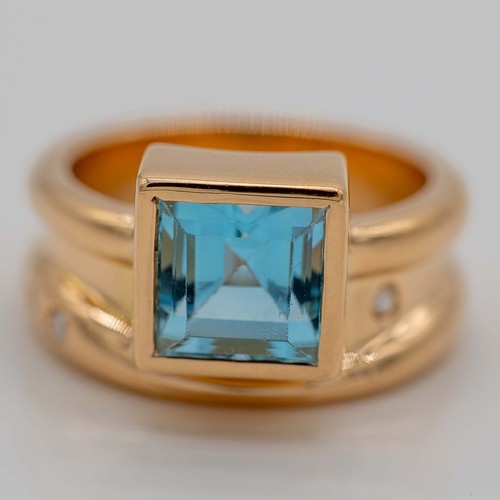 Anello oro giallo 750/18